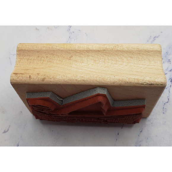 Lazy Days Fishing Great Impressions E312 Wood Mounted Rubber Stamp - Picture 4 of 7